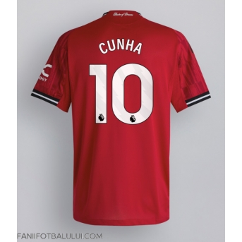 Manchester United Matheus Cunha #10 Tricou Fotbal Replică 2025-26 Barbati Acasa